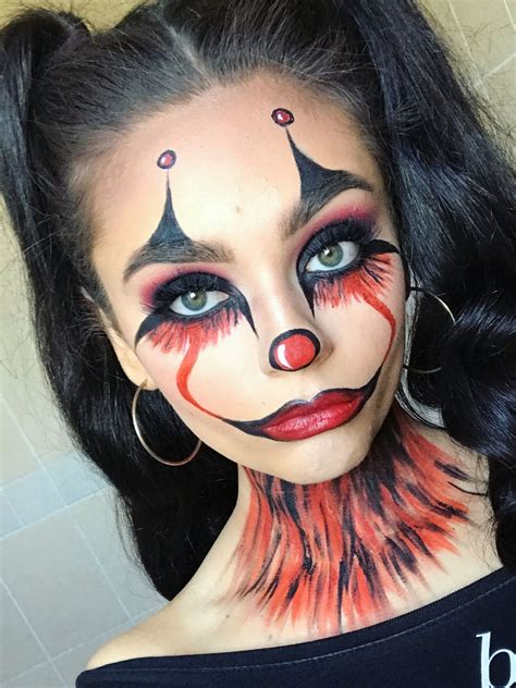 how to do scary clown halloween makeup gail s blog
