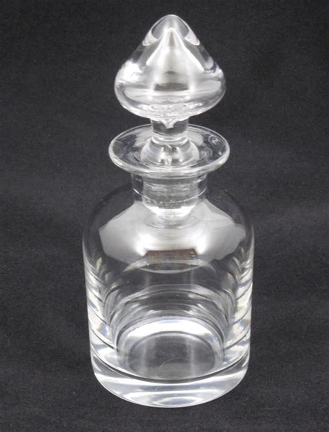 Small Glass Bottle With Stopper 5 14 Vintage Clear
