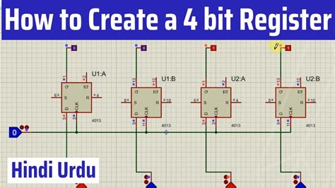 How To Create A 4 Bit Register Using D Flip Flop What Is Clock Pulse