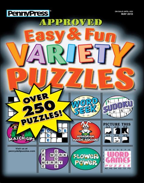 Easy And Fun Variety Puzzles Magazine Cover