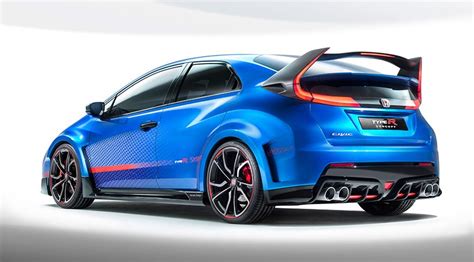 Honda Civic Type R Concept At 2014 Paris Motor Show Car Magazine