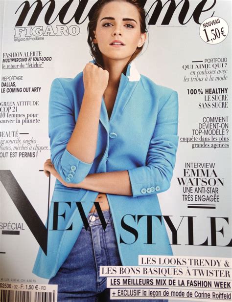 Emma Watson Madame Figaro Magazine October 2015 Issue
