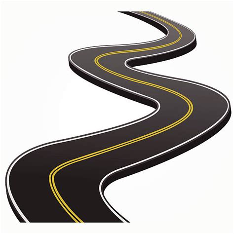 Royalty Free Curved Road Clip Art Vector Images And Illustrations Istock