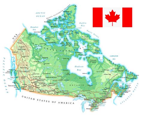 Printable Canada Map Web Our First Blank Map Of Canada Includes All The Territory And Province