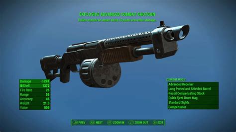 Fallout 4 Explosive Shotgun Legendary Drop Best Legendary Shotgun