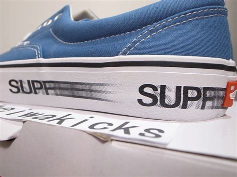 This thursday, march 3, supreme will be dropping its motion logo vans era at its new york, los angeles, and london locations followed by a tokyo release on saturday, march 5. 2016 Supreme x Vans Era Pro Motion Logo Blue | Vans ...