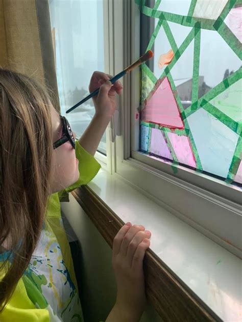 Today i'm sharing a project i've wanted to it's actually crazy to see how much of a change it made to paint the window frames black. Pin by Jennifer Entwistle on Crafts in 2020 | Diy stained glass window, Stained glass windows ...