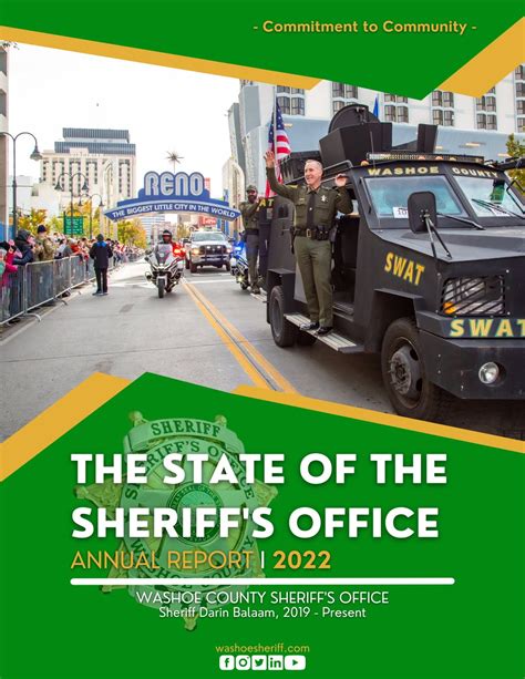 Washoe Sheriff On Twitter Sheriff Darin Balaam Releases Fourth Annual State Of The Washoe