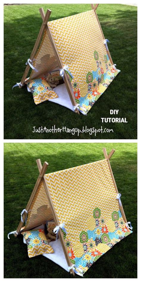 DIY Fabric Kids Tent Free Sewing Pattern and Tutorial | Fabric Art DIY