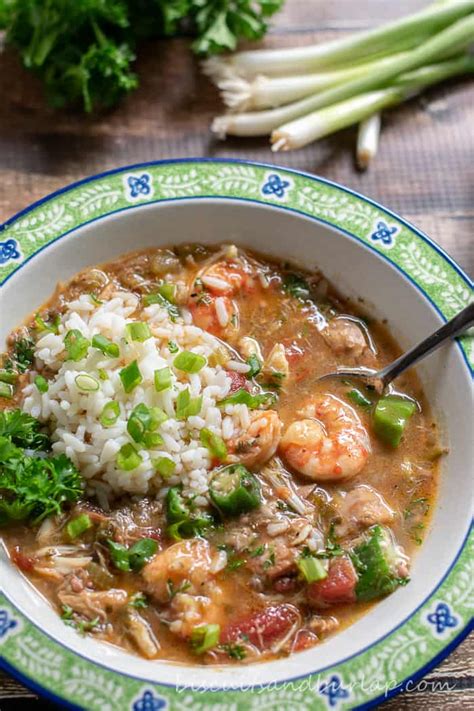 Gumbo With Chicken Sausage Shrimp And Crab Gumbo Recipe Gumbo
