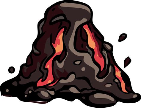 Volcano Png Graphic Clipart Design 24295607 Png