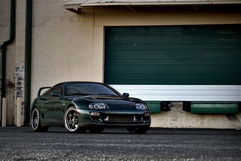 Wallpaper Green Toyota Sports Car Supra Performance Car Wheel