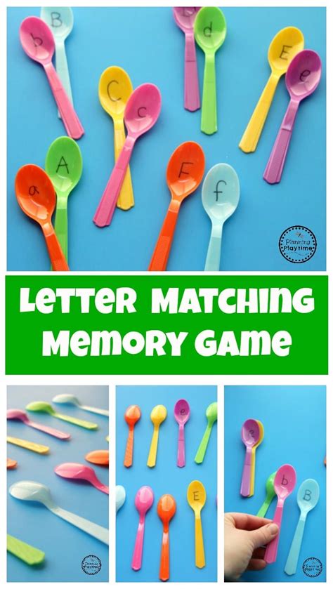 Preschool Letter Matching Game Planning Playtime Preschool Letters