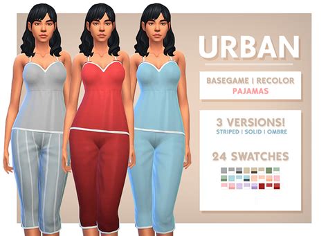 Maxis Match Sleepwear And Pajamas Cc For The Sims 4 All Sims Cc