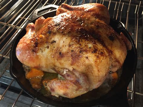 Roast Chicken In A Cast Iron Skillet You Betcha Can Make This