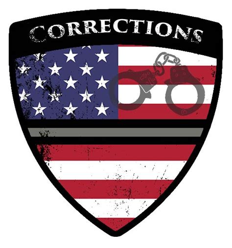 American Correction Officer Decal Correctional Officer