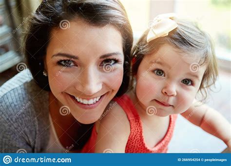 portrait mother and girl with smile happiness and bonding in living room weekend and relax