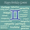 Happy birthday Gemini | Gemini birthday, Horoscope gemini, Gemini facts