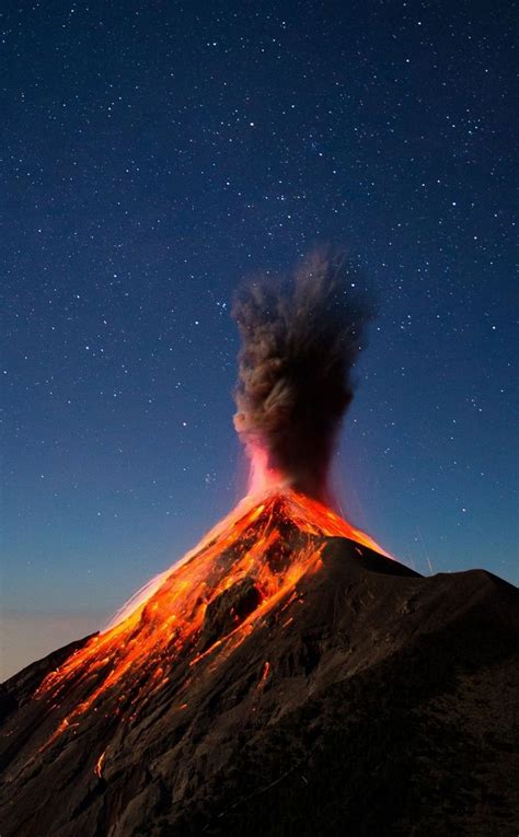 Free Download Volcano Eruption Lava Mountain 950x1534 Wallpaper Volcano
