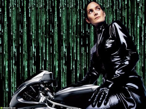 Carrie Anne Moss The Matrix Carrie Anne Moss Trinity Matrix We Movie