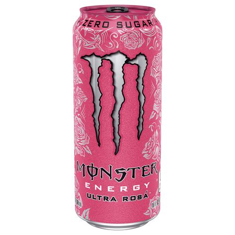 Monster Energy Ultra Rosa Sugar Free Energy Drink 16 Fl Oz