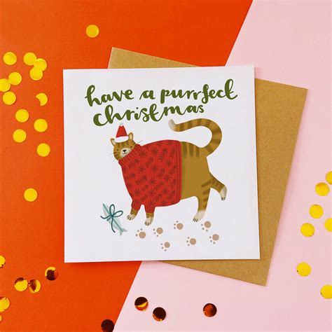 Maybe you would like to learn more about one of these? Purrfect Christmas Cat Card By Lauren Radley ...