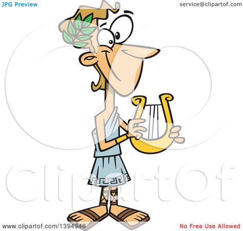 900 x 1936 png 584kb. Clipart of a Cartoon Greek God, Apollo, Holding a Lyre ...