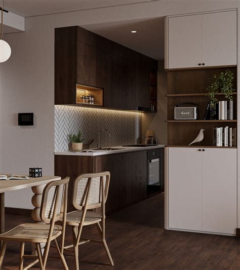 Japandi Apartment Interior Design On Behance