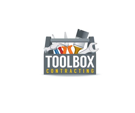 Professional Modern Residential Logo Design For Toolbox Contracting