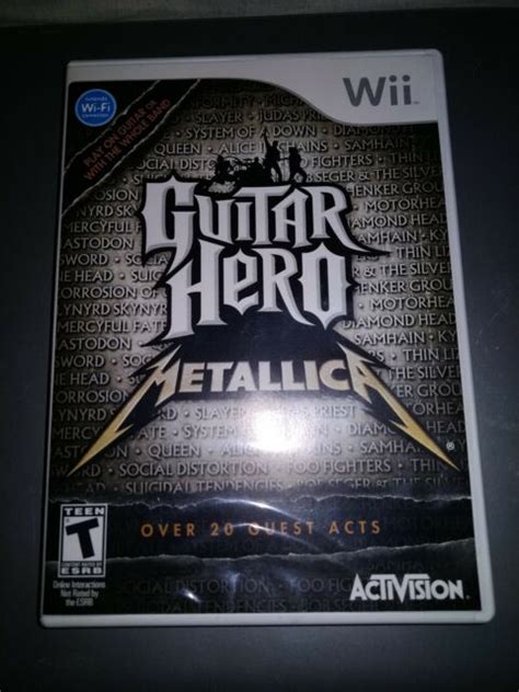Guitar Hero Metallica Nintendo Wii 2009 For Sale Online Ebay