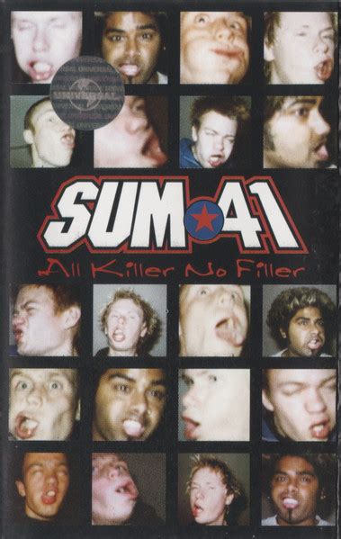Sum 41 All Killer No Filler 2001 Cassette Discogs