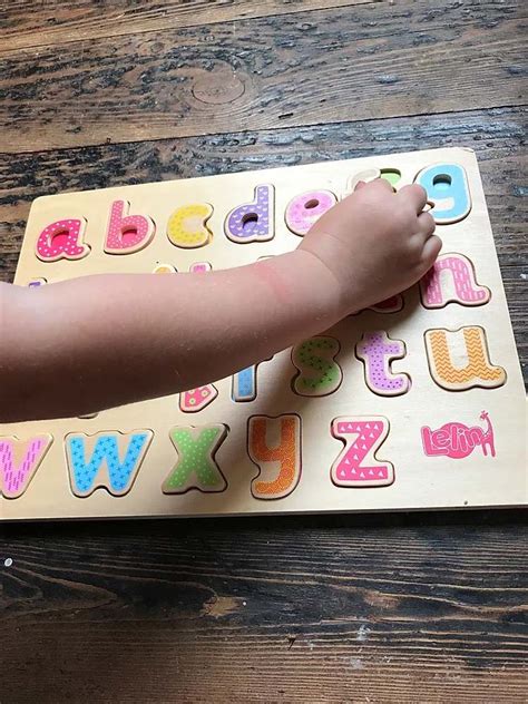 Wooden Alphabet Jigsaw Puzzle For Early Years Fun Phonics