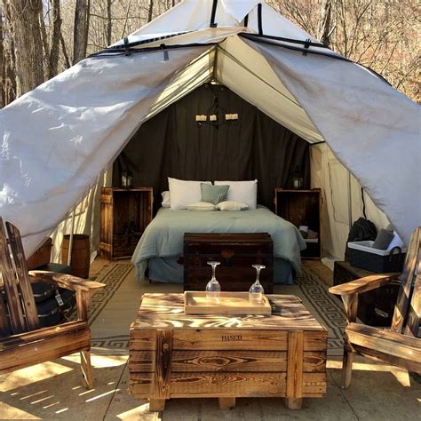 Riverside Tent Rentals Franklin North Carolina Glamping Tent