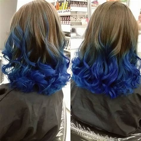 Dyeing your hair an outrageous color is fun, exciting, and impressive. Blue Ombre Hair Color | Light and Dark Shades 2017