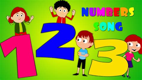 Ten Little Numbers Numbers Song Kids Tv Nursery Rhymes