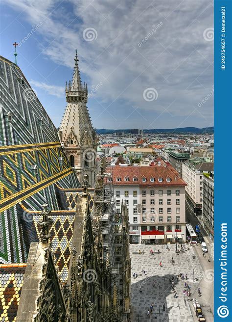Saint Stephen`s Cathedral Vienna Austria Editorial Photography