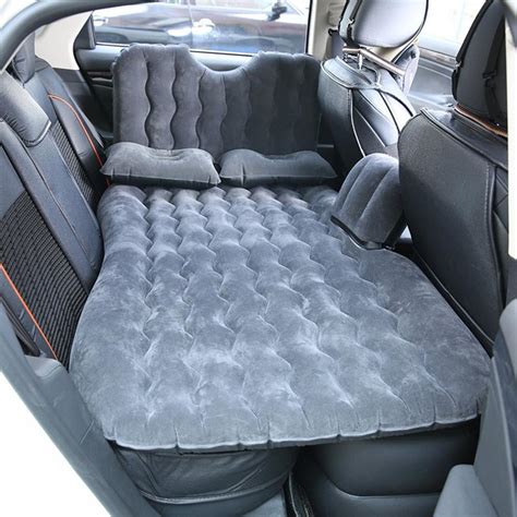 Car Air Mattress Travel Bed Inflatable Back Seat Cover Mattress Air Bed