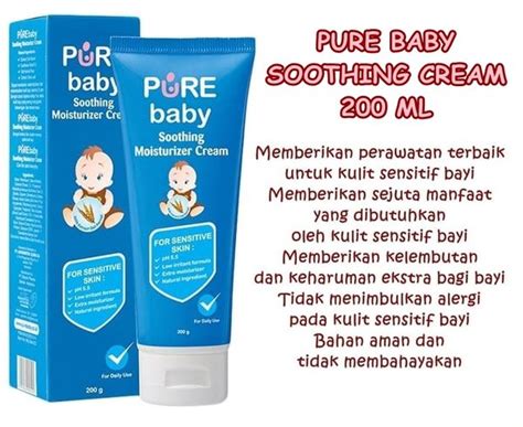 Jual Pure Baby Soothing Cream 200 Ml Di Lapak Ani Baby Bukalapak