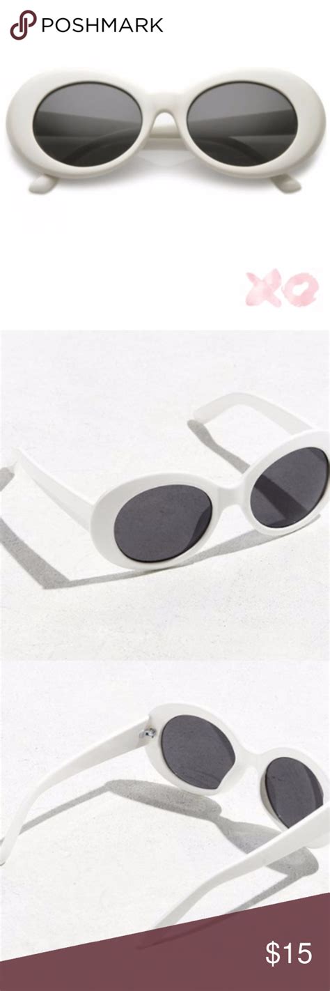 White Clout Goggles Sunglasses New Sunglasses Chic Sunglasses