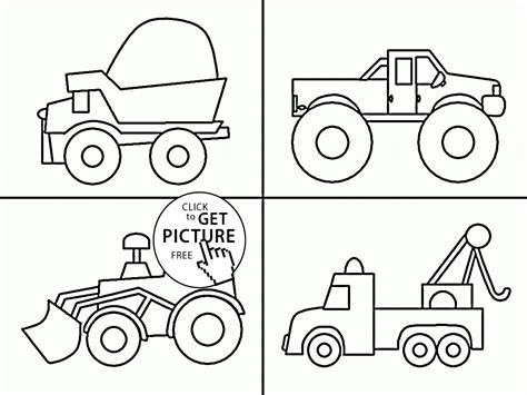 These free printable transportation coloring pages for kids are are perfect for keeping kids busy at home or on a long trip. Trucks coloring page for kids, transportation coloring pages printables free - Wuppsy.com ...