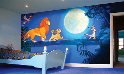 The Lion King Mural For Kids Room House Disney Bedrooms Disney