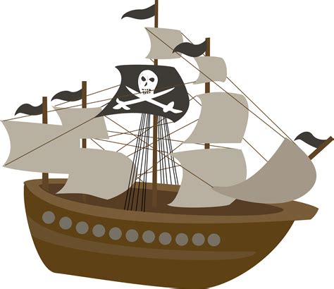 Ship Piracy Child Clip art - cartoon pirate ship png ...