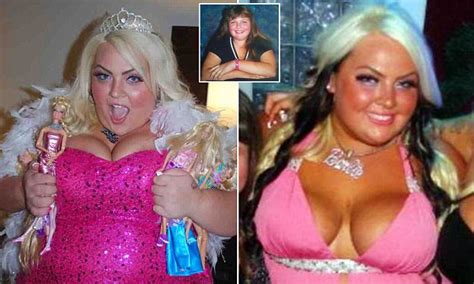 California Plus Sized Woman Earns K Dressing As Barbie Daily Mail Online