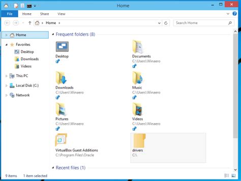 Pin Any Folder Or Disk Drive To The Home Location In Windows 10