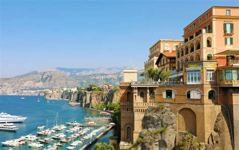 Stunning View Of Sorrento Coast Naples Italy Stock Image Image Of