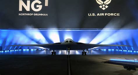 Northrop Grumman Us Air Force Rollout Newest Stealth Bomber The B 21