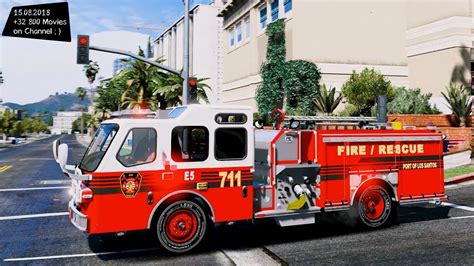 E One Fire Engine Grand Theft Auto V Gta V 🚗 I Go To 40k Subs