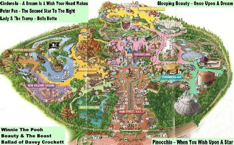 Disneyland Interactive Map Anaheim California