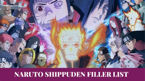 Naruto Shippuden Filler List Episode List And Chronological Order 2021