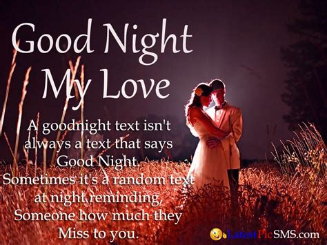 Good Night Love Messages With Photos Latest Picture Sms